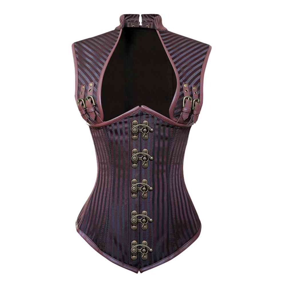 Attitude Corsets - Alárion survêtement corset - Marron